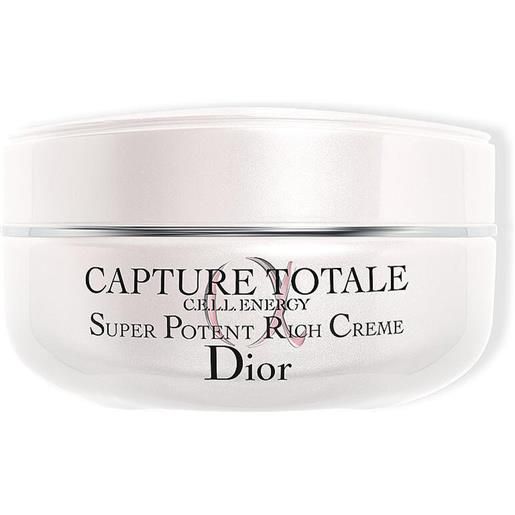 Dior capture totale super potent rich creme crema ricca anti-età globale effetto nutriente e riparatore intenso 50 ml