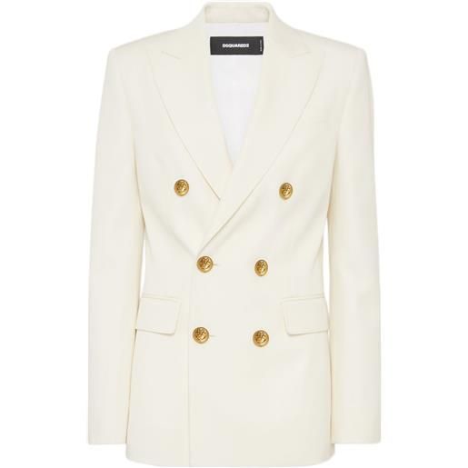 DSQUARED2 blazer doppiopetto - bianco