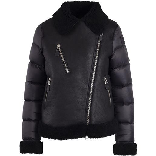 Blauer piumino con inserti - nero