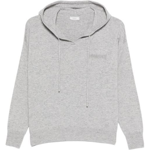 Peserico felpa con cappuccio - grigio