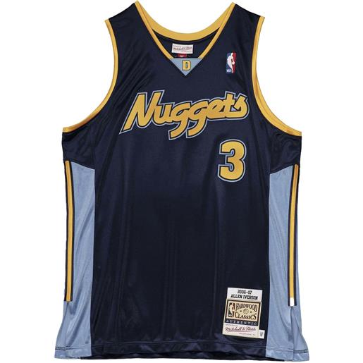 Mitchell & Ness t-shirt nuggets allen iverson 2006 - blu
