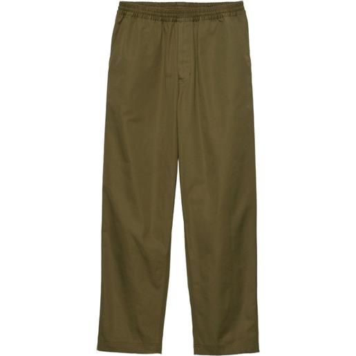 Prada pantaloni con applicazione - verde