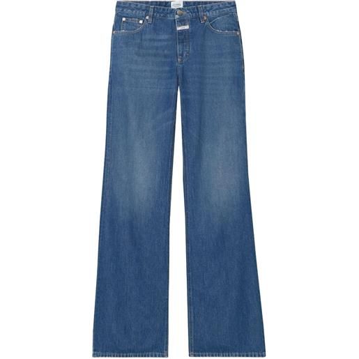 Closed jeans gillan a gamba ampia - blu