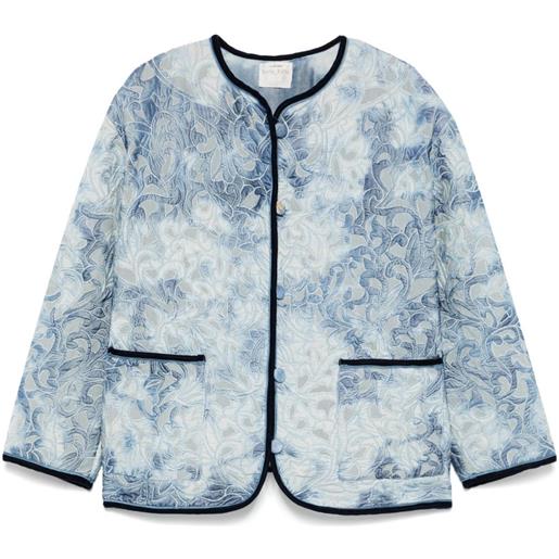 Forte Forte giacca leggera in cotone - blu