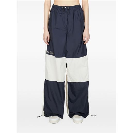 Rokh pantaloni sportivi bicolore - blu