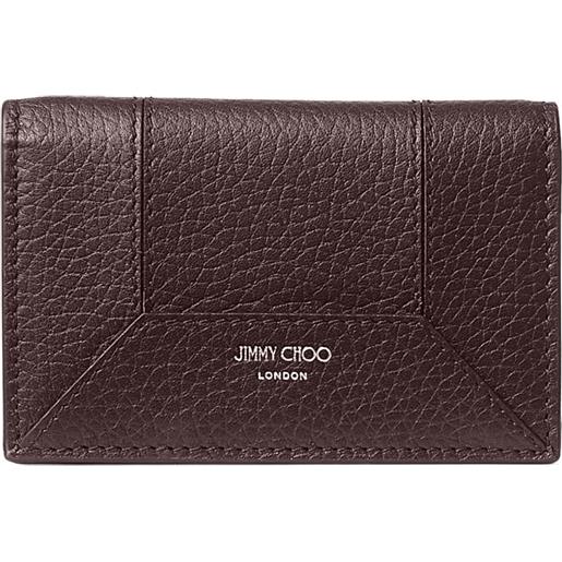 Jimmy Choo portacarte dm nello - marrone