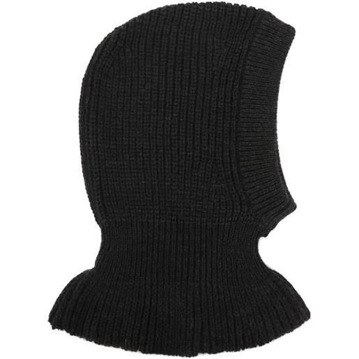 LEMAIRE passamontagna a coste - nero