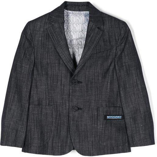 Missoni Kids blazer monopetto - blu