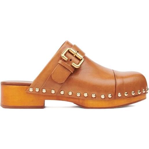 Chloé clogs jeannette - marrone