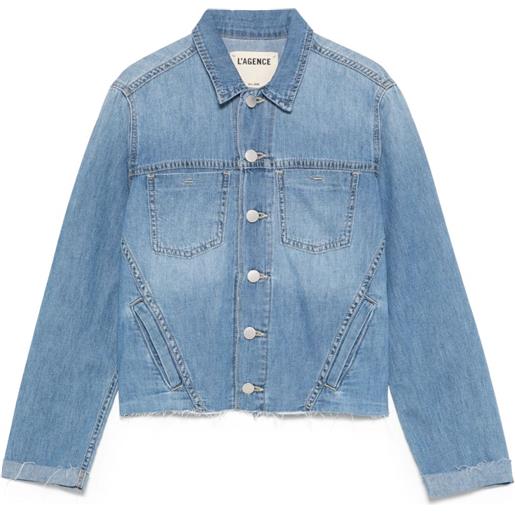L'Agence giacca denim con decorazione - blu