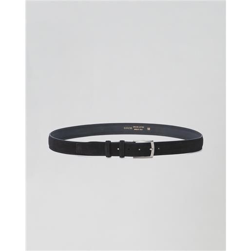 LeatherTrend.it phillip - cintura nera in vera pelle scamosciata