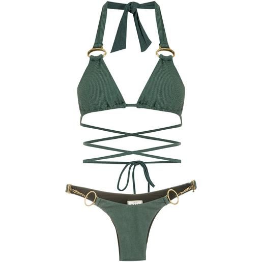 Amir Slama bikini a portafoglio - verde