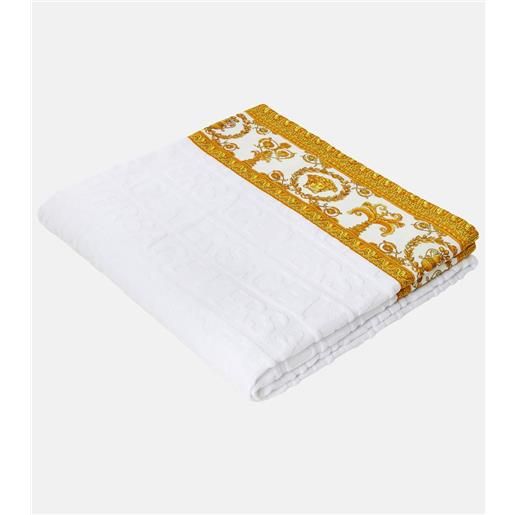 Versace Home telo mare versace allover in spugna di cotone