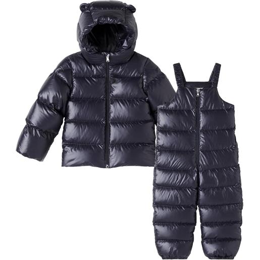 Moncler Enfant baby - set composto da piumino e salopette