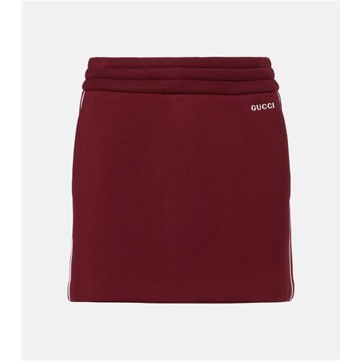 Gucci minigonna con logo