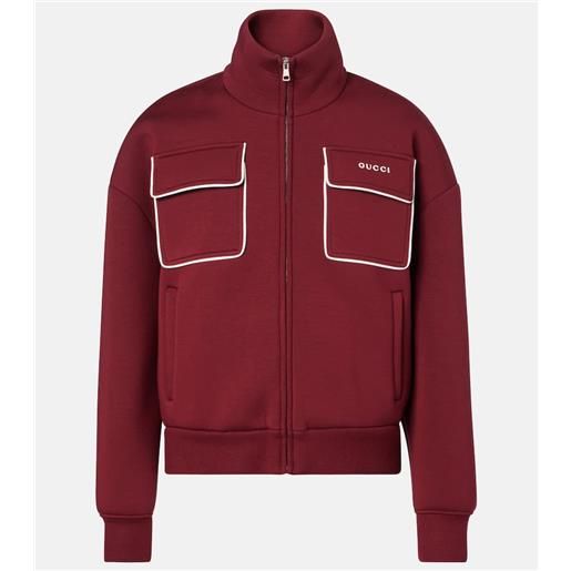 Gucci felpa in jersey con zip