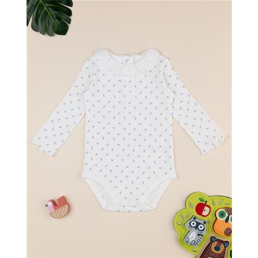 Prénatal body bimba bianco stampato