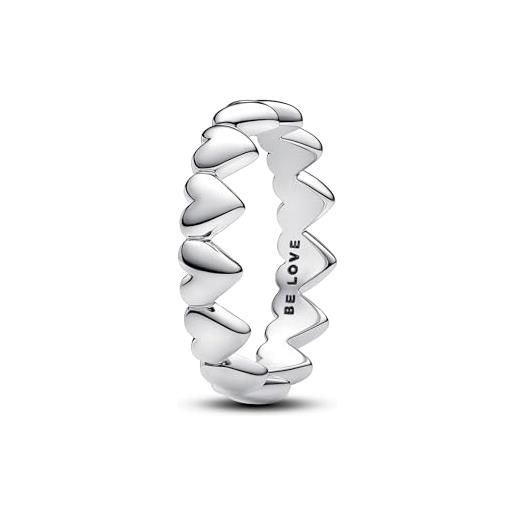 Pandora anello da donna in argento 193427c00, 58/18,5, argento sterling, nessuna pietra preziosa