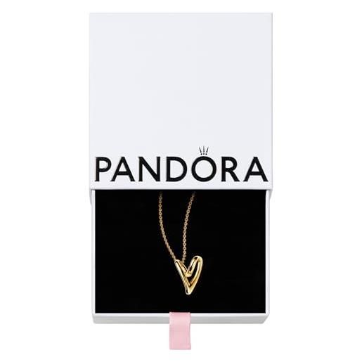PANDORA essence orecchino ear-cuff placcato in oro 14k