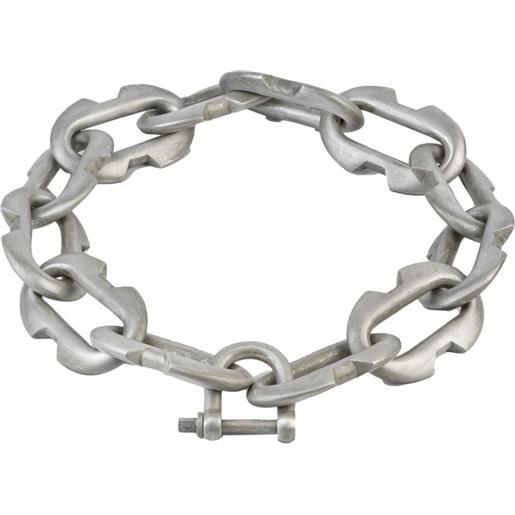 Parts of Four collana massive deco link charm in argento sterling