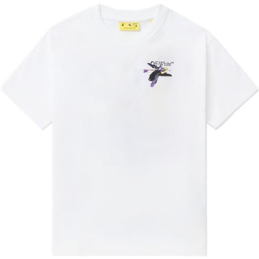 Off-White Kids t-shirt con stampa arrow - bianco