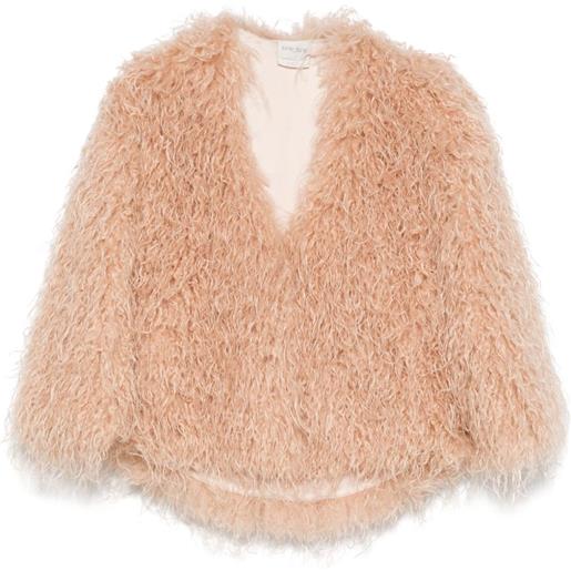 Forte Forte cappotto con scollo a v - toni neutri