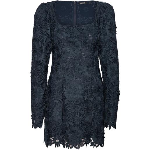ROTATE BIRGER CHRISTENSEN abito corto con decorazione in pizzo - blu