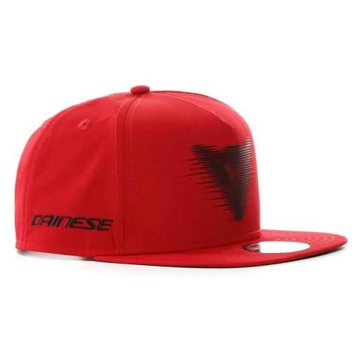 DAINESE - #c11 speed demon veloce 9fifty snapback cap, cappellino con visiera piatta, con logo, unisex, rosso