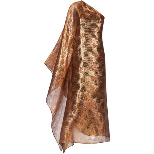 Taller Marmo abito monospalla betsy - marrone