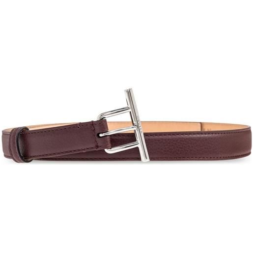 Alexander McQueen cintura t-bar hip - marrone