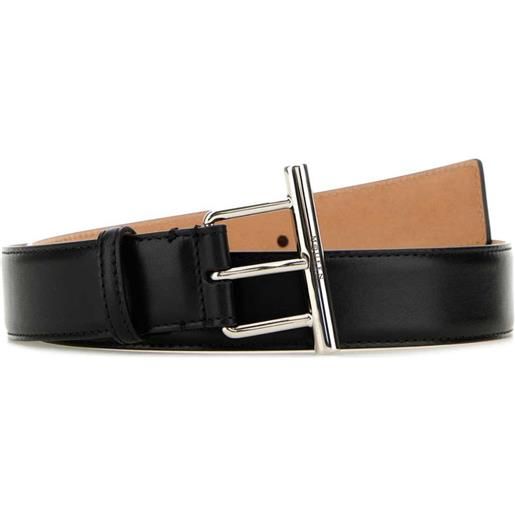 Alexander McQueen cintura in pelle - nero