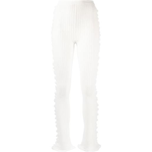 Acne Studios leggings - bianco