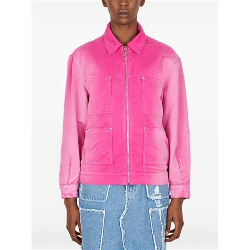 Lourdes giacca con zip - rosa