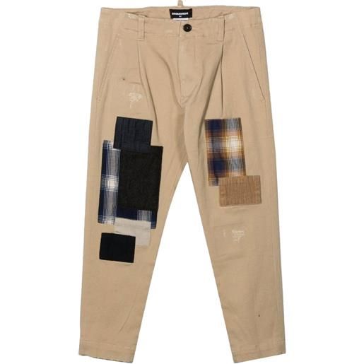 DSQUARED2 KIDS pantaloni con effetto vissuto - toni neutri