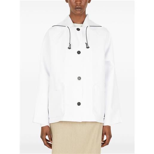 KASSL Editions impermeabile sailor con cappuccio - bianco