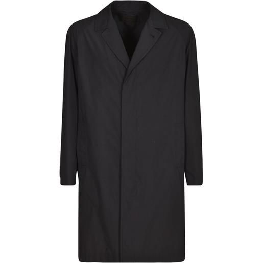 Prada cappotto con revers a lancia - blu