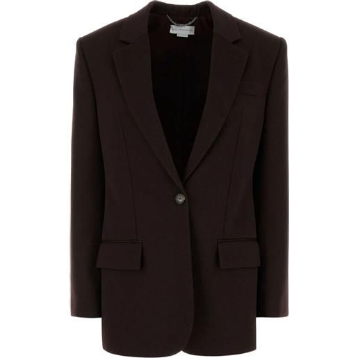Stella McCartney blazer con bottoni - marrone