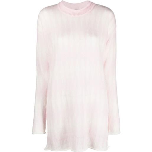 Rus maglione a rombi - rosa
