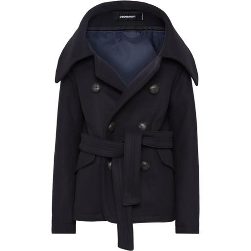 DSQUARED2 cappotto doppiopetto - blu