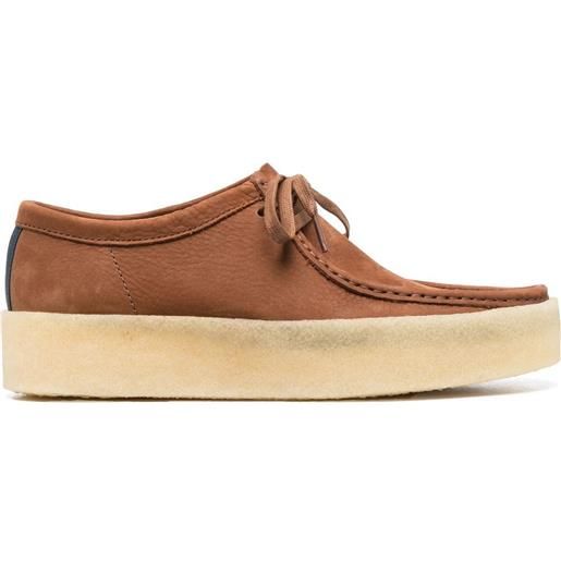 Clarks Originals stringate wallabee - marrone