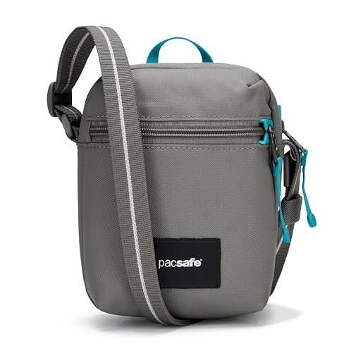 Pacsafe go anti theft micro crossbody, borsa a tracolla unisex-adulto, blu costiero, medium