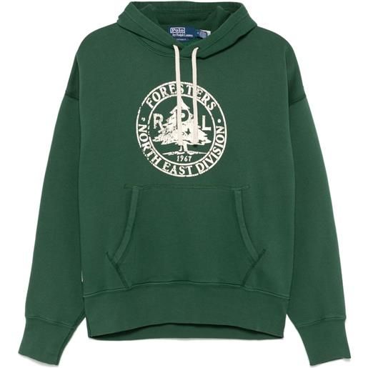 Polo Ralph Lauren felpa con cappuccio - verde