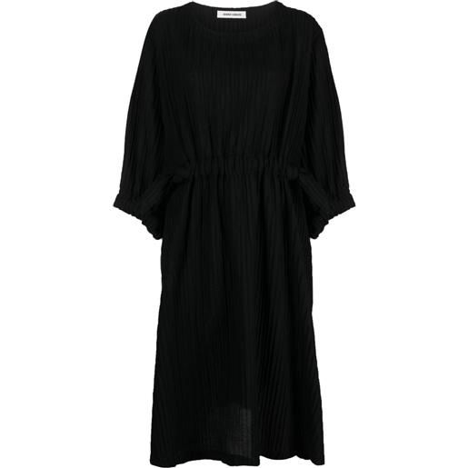 Henrik Vibskov abito midi full fest plissettato - nero