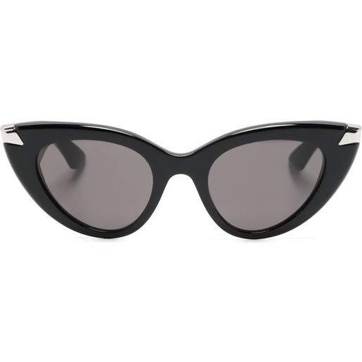 Alexander McQueen Eyewear occhiali da sole am0442s cat-eye - nero