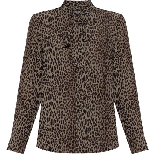 Zadig&Voltaire blusa leopardata - marrone