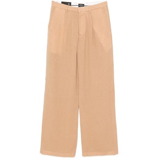 R13 pantaloni in maglia - toni neutri