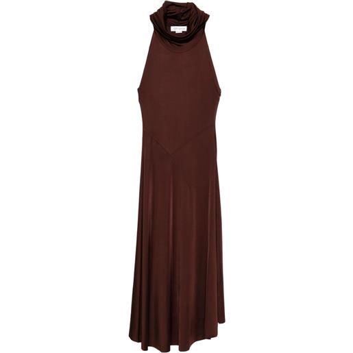 Victoria Beckham abito a collo alto - marrone