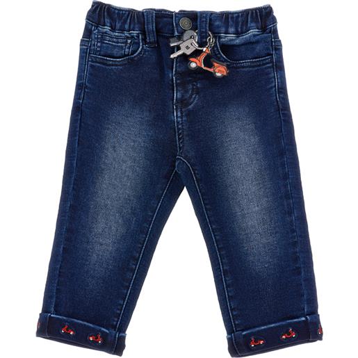 Monnalisa jeans 5 tasche con scooter