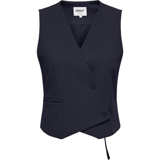 ONLY orleen life s/l asym vest tlr night sky gilet donna