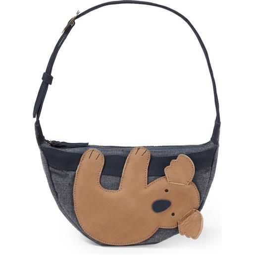 Donsje marsupio talei in pelle e misto cotone